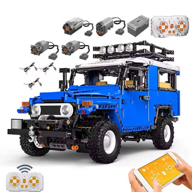 Lego Remote Control Car – Blue Technical Off-Road SUV (2101pcs)