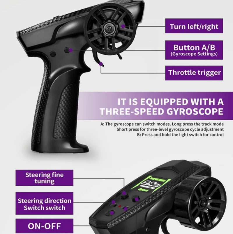 Lamborghini Remote Control Car Drift with Gyroscope –Mini Remote control Car with LED Lights (Copy)
