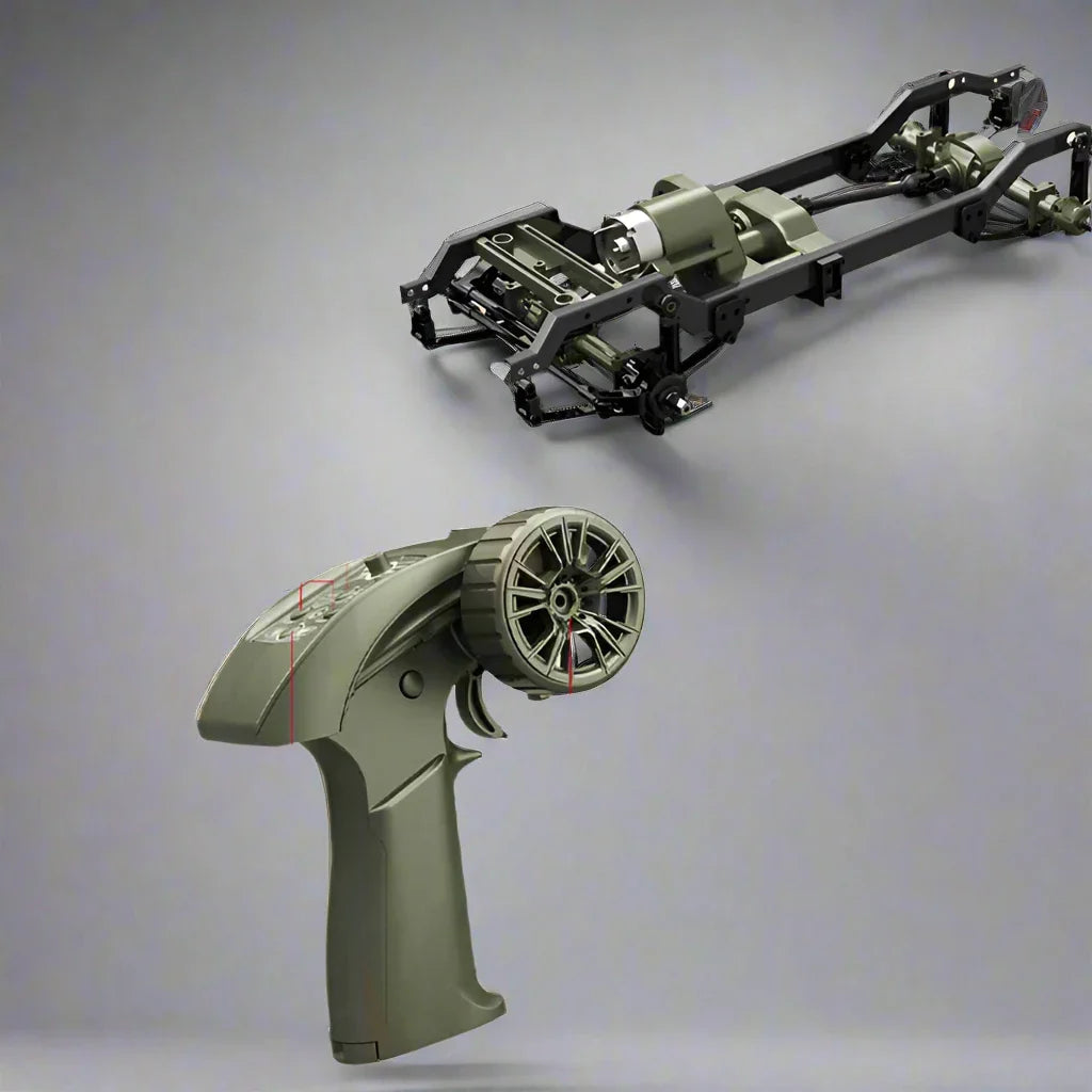 Military Off-Road Remote Control Truck with 4WD