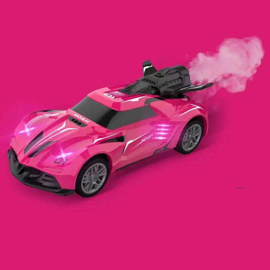 Lamborghini Remote Control Car with LED Lights & Spray – 1:24 Scale Stunt RC Car for Kids