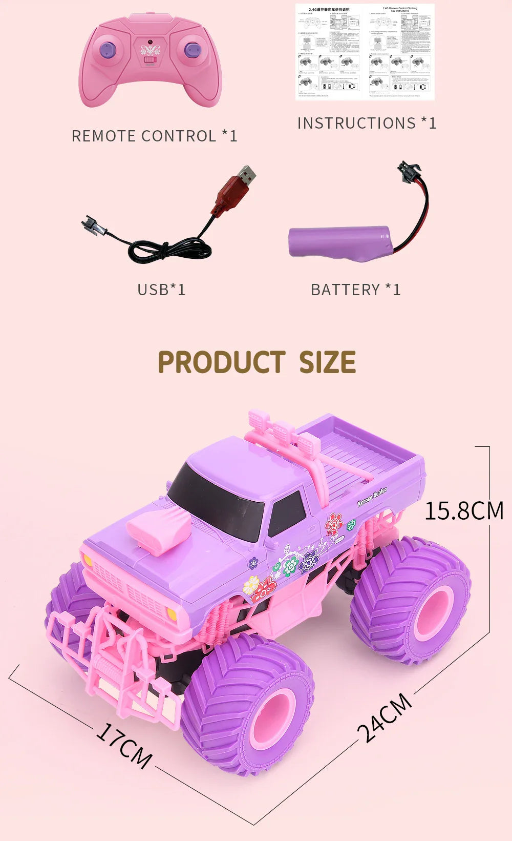 Barbie remote control car Truck (hummer and pickup)