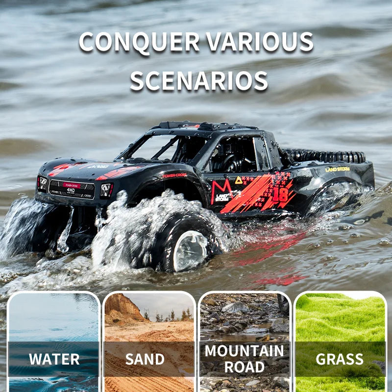 Off road Remote Control Car 4WD Amphibious Climbing Vehicle Waterproof Stunt