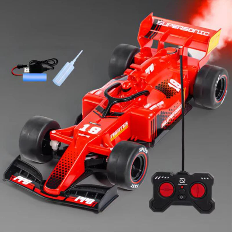 Formula 1 Remote Control Car – High-Speed Drift and Spray Action