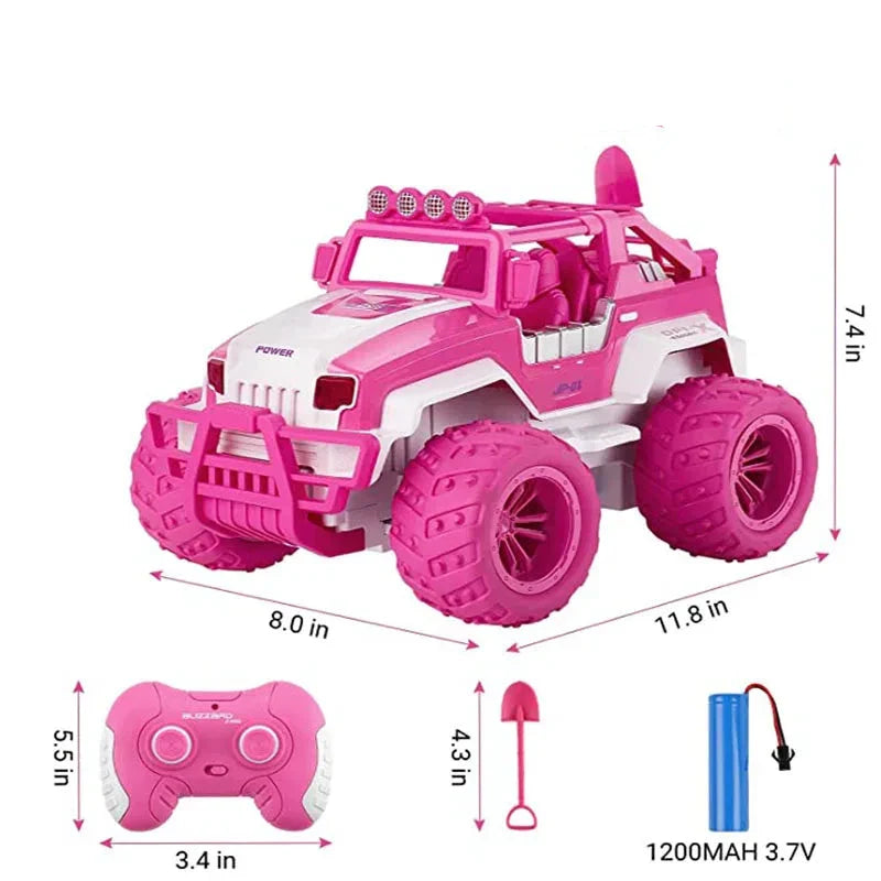Barbie Remote Control Car - 1:12 4WD Off-Road Vehicle