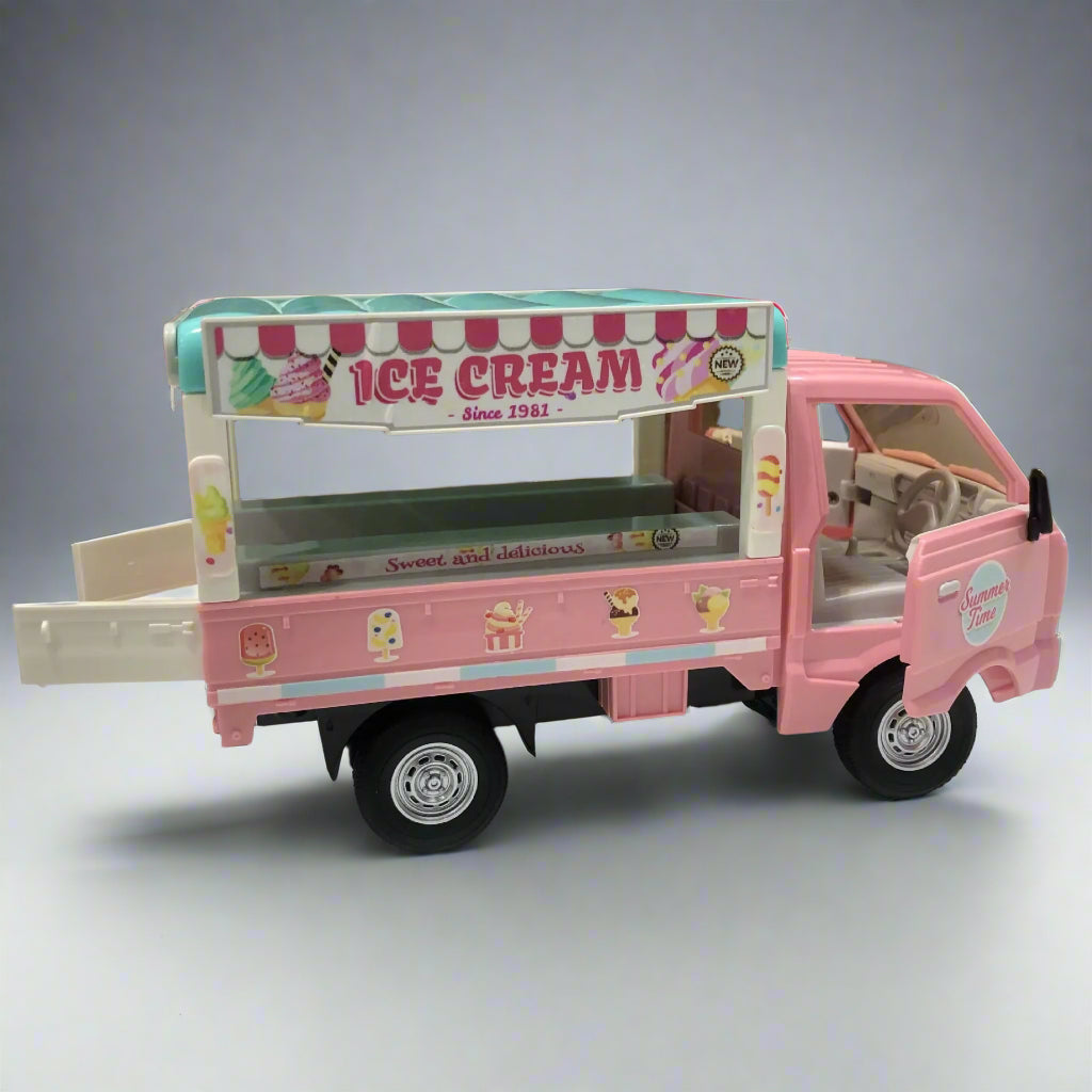 Barbie Ice Cream Remote Control Car – Pink Drift Truck