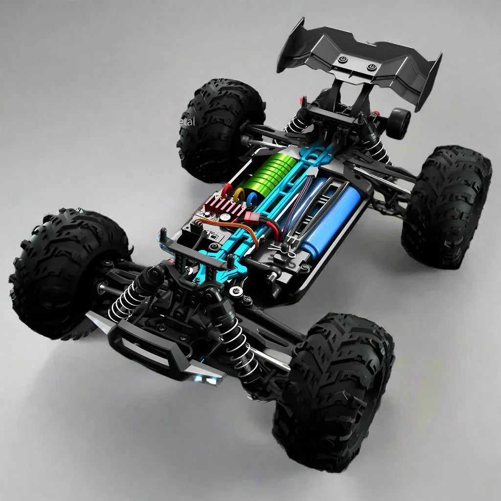 RC Car 70KM/h1:16 4WD With LED Remote Control Car drift monster truck