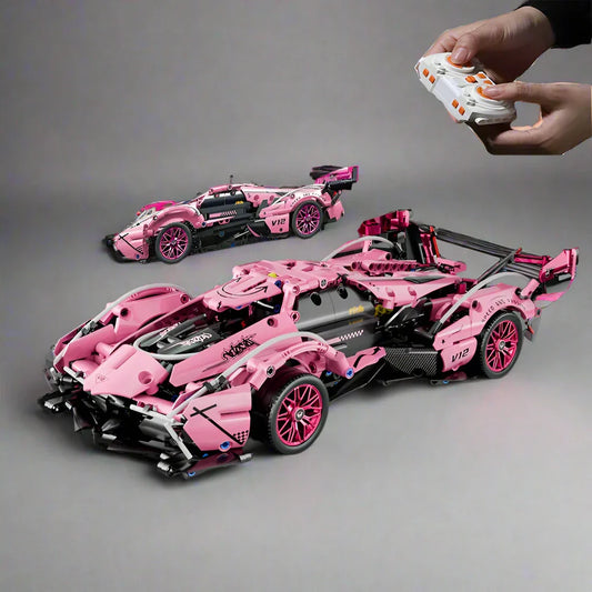 Lego Remote Control Car 1:14 Pink V12 Roadster
