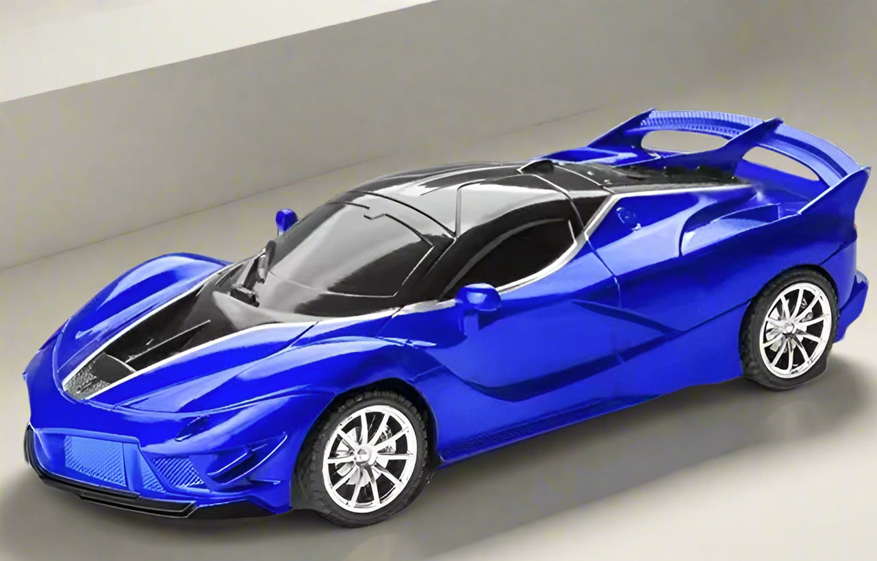Ferrari Remote Control Car Blue – 1:18 Scale High-Speed RC Drift Car with LED Lights for Kids