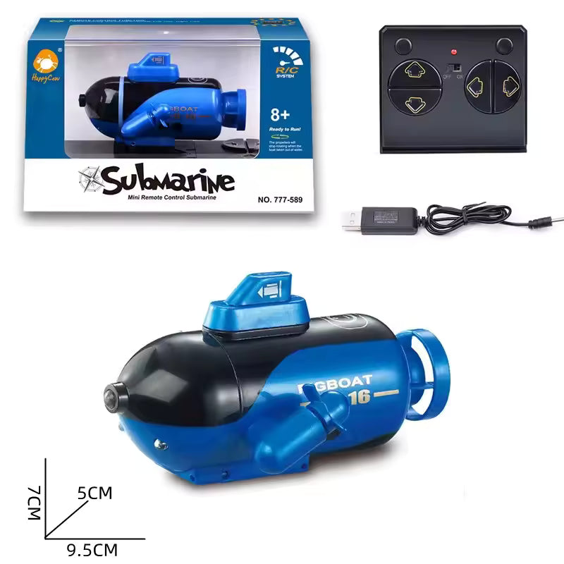 Underwater Remote Control Car – Mini RC Paddle Boat with Wireless Charging