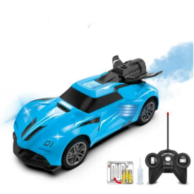 Lamborghini Remote Control Car with LED Lights & Spray – 1:24 Scale Stunt RC Car for Kids