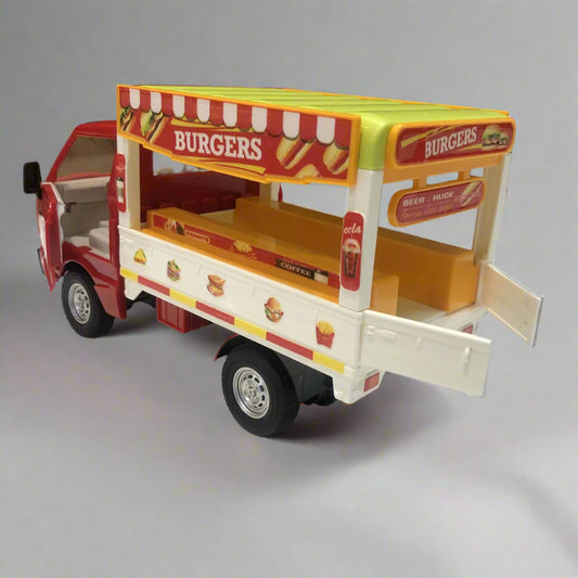Red Burger & Fries Remote Control Drift Truck – Stunt RC Car for Kids