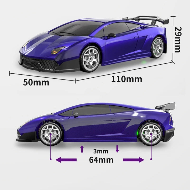 Lamborghini Remote Control Car Drift  with Gyroscope –Mini Remote control Car with LED Lights (Copy)