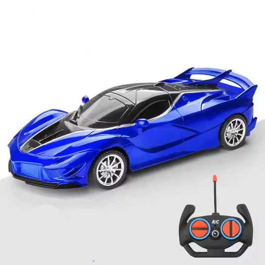 Ferrari Remote Control Car Blue – 1:18 Scale High-Speed RC Drift Car with LED Lights for Kids