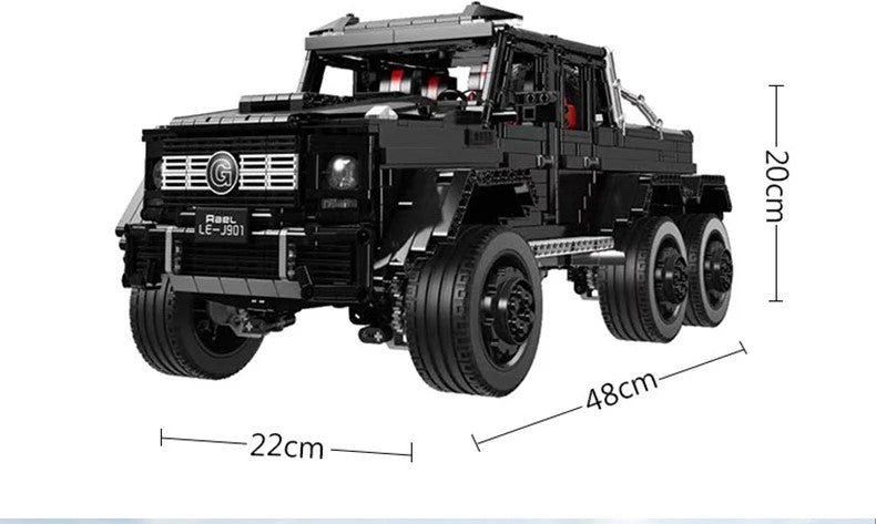 Lego Remote Control Car – Black Advanced SUV RC Model (3300pcs)