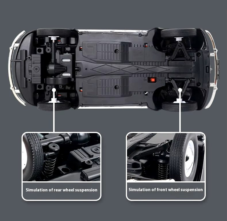 1/16 Scale Mini VW Beetle Hardtop Sedan RC Car (1949-1963 Model)